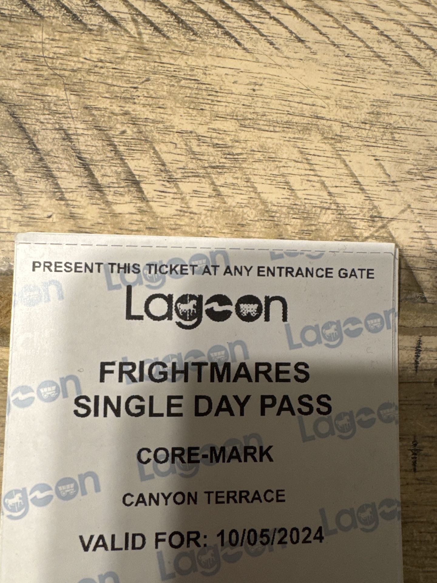 Lagoon Tickets