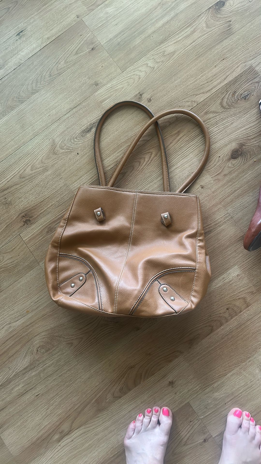 ladies, Soft, Leather Brown Nine W. Bag Brand New