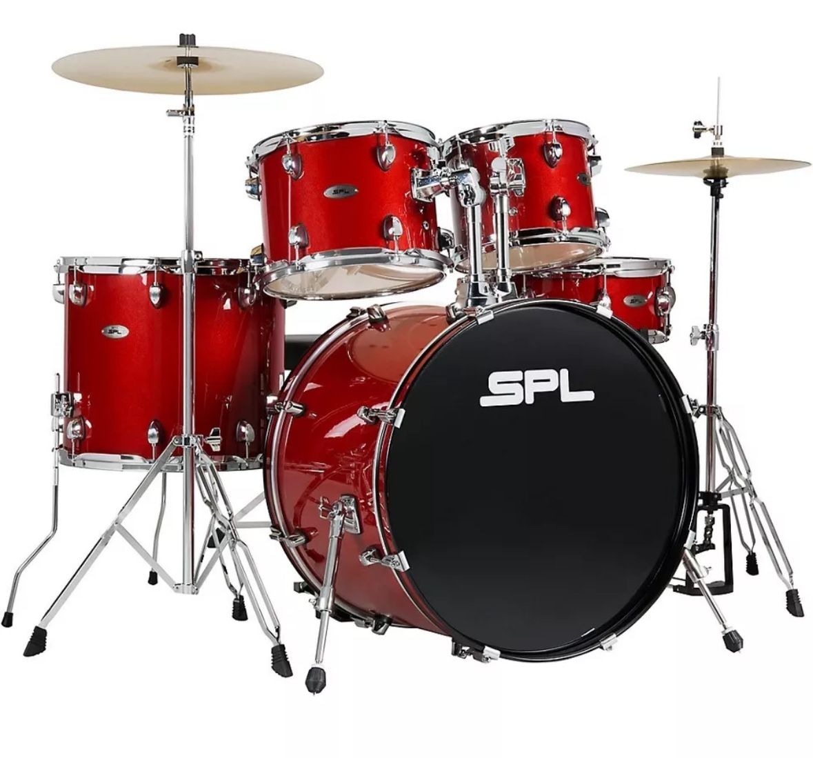 Sound Percussion Labs 5PC Unity II All In One Drum Set Desert Red Speckle Looking For Offers 