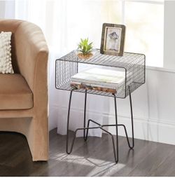 Mid Century Modern mDesign End Table Night Stand