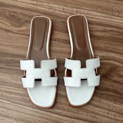 White Sandals 
