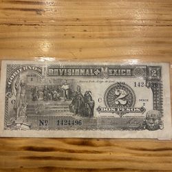 2 pesos rare bill