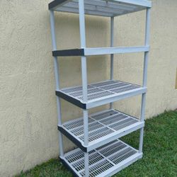 5-Tier Plastic Garage Storage Shelf