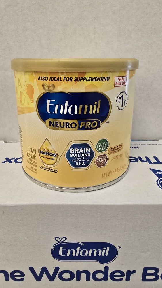 Enfamil NeuroPro Powder Baby Formula, Brain Support 7.2 Oz