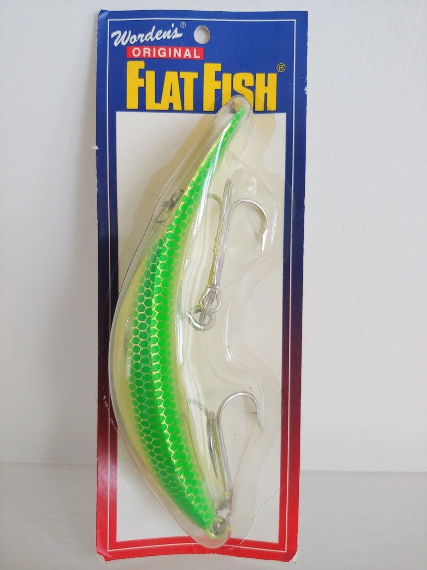 Original Worden’s Flatfish T-60  Musky Fishing Lure - NOS - Discontinued