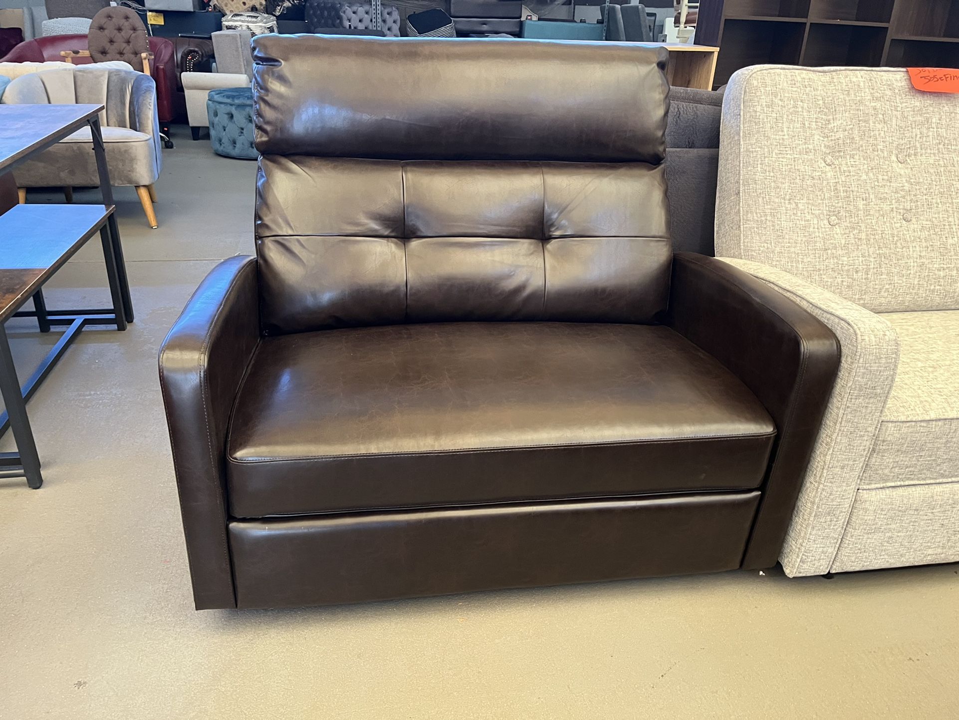 Leather Loveseat Recliner