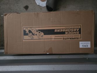 two-piece (pair) complete front strut and coil spring assembly kit.