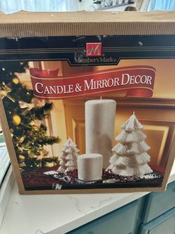 Member's Mark Candle & Mirror Decor Set