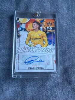 2025-26 Panini Pitch Kings Soccer Fresh Paint Auto INAKI PENA!!