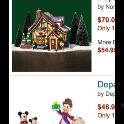 Department 56 Disney Scrooge North Pole Series