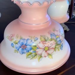 Vintage Gone With The Wind Lamp Or Hurricane Lamp 