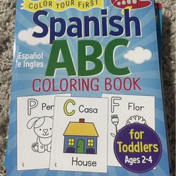 New Spanish ABC Coloring Book