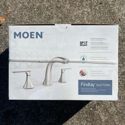 MOEN Brushed Nickel 8in Widespread Faucet