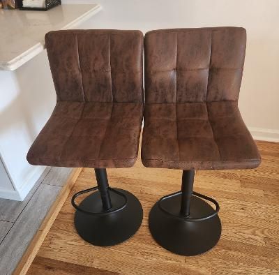 Pleather Bar Stools 