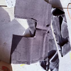 C6 Corvette front carpet with riser ebony New