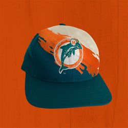 Miami Dolphins Logo Athletic Splash VTG SnapBack Hat