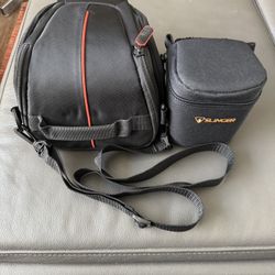 Padded Camera Bag And Lens Case