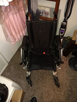 A kid's wheelchair nice