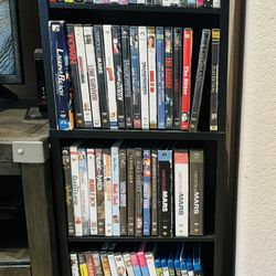 DVD Stand/ DVDs/ Player