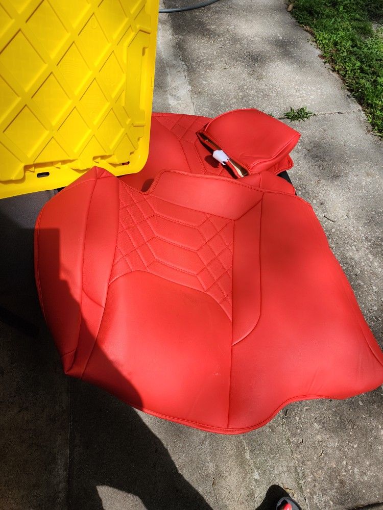 JK Red Seat Covers