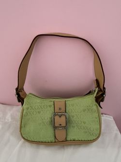 Vintage Y2K XO Lime Green Mini Bag