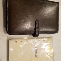 Vintage Coach Leather Address Book