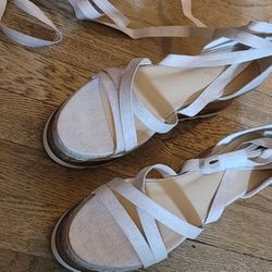 Women Wedge  Size 11 platform sandals , New