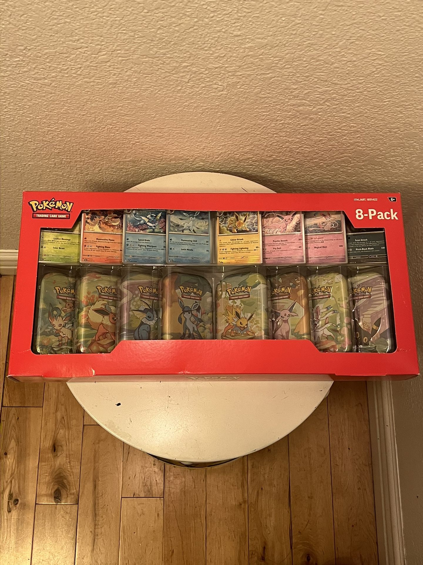 Prismatic Evolutions Mini Tins Costco 8-pack
