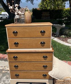 Restored vintage, solid wood dresser