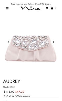 Nina Blush Clutch 
