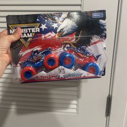 Monster Jam Red,white,blue 