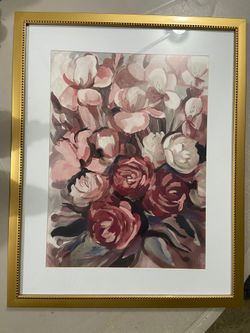 Beautiful Rose Framed Picture - 20x16