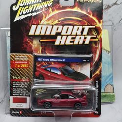 Johnny Lightning Import Heat Red Integra Type-R 