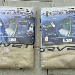 Seat Armour Towel Cover Chevrolet Corvette C6 Tan Set of Two Brand New in Package