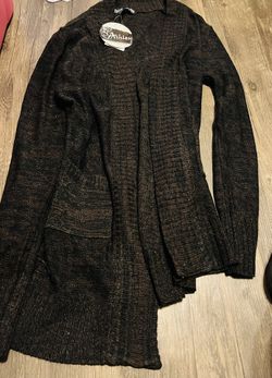 Cozy Brown And Grey Sweater
