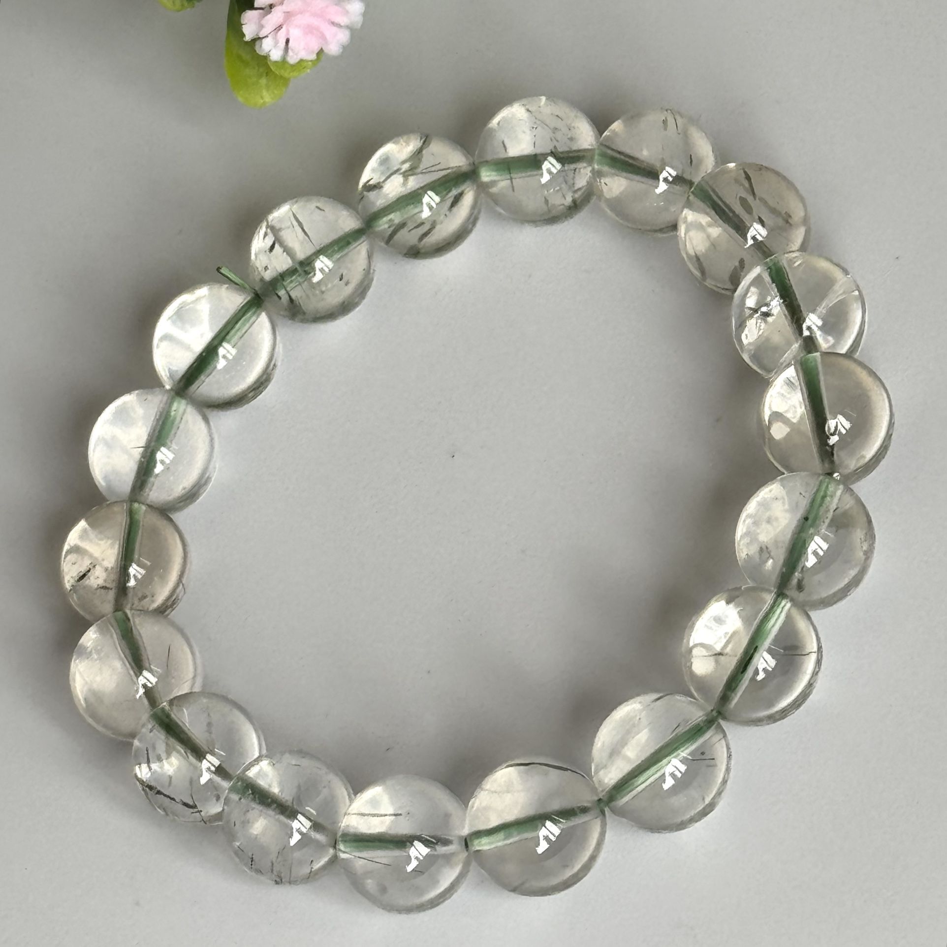 Green Tourmaline Quartz