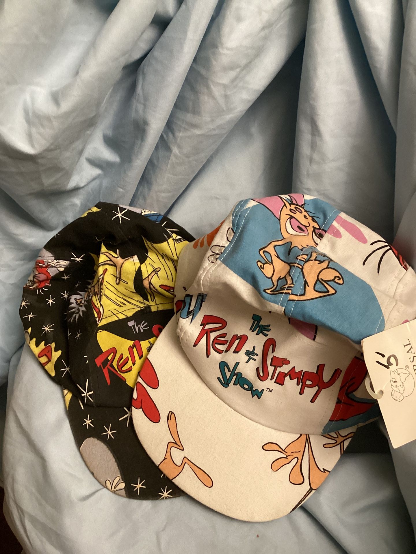 2 Ren & Stimpy Hats