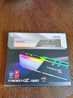 G.SKILL Trident Z Neo 16GB (2×8GB) DDR4-3600 CL18 RGB (Model: F4-3600C18D-16GTZN)