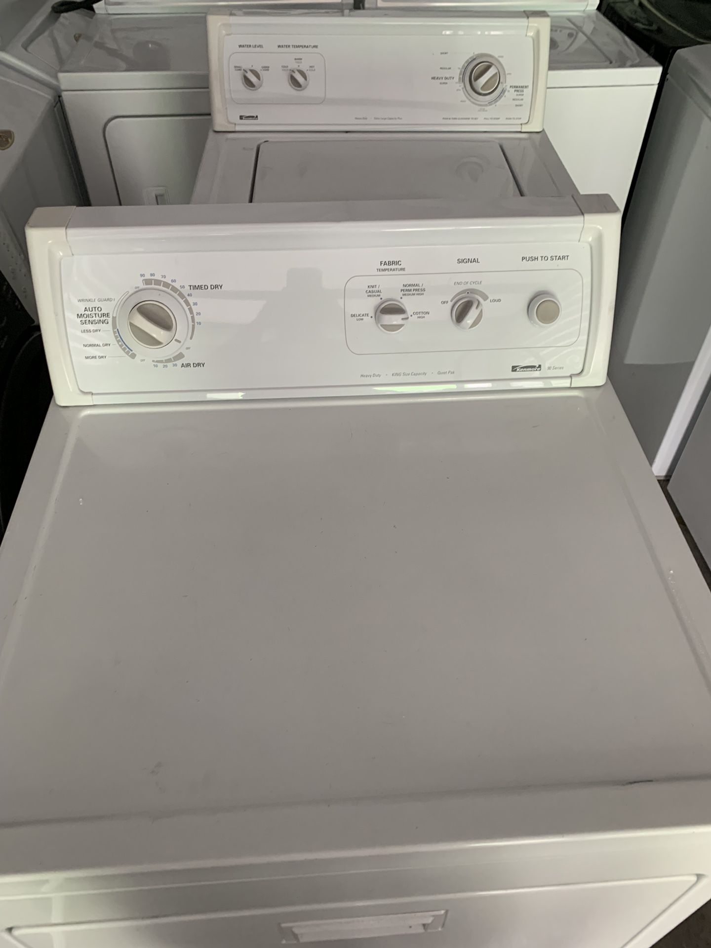 Kenmore washer and Dryer set