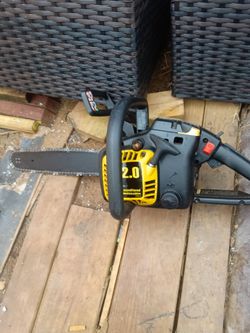 2 McCulloch 14"chainsaws and spikes