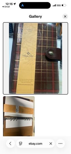 Patricia Nash refillable organizer