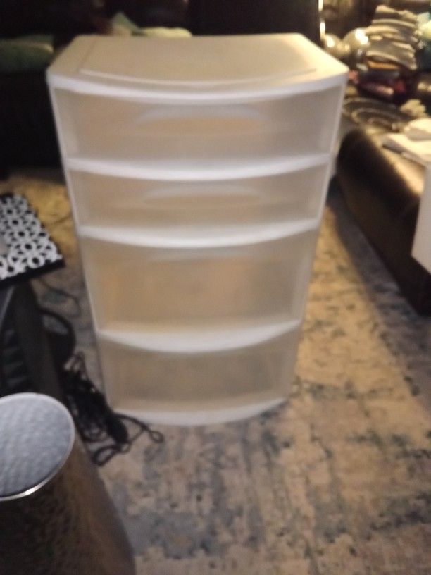 Big Sterilte Storage Container,4 Drawer,$18
