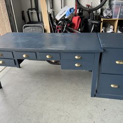 Solid Executive Wood Desk -Free