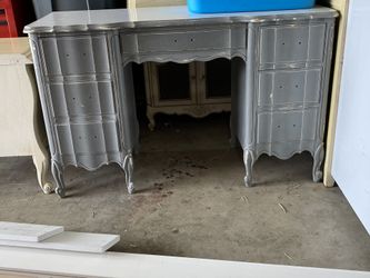 Antique desk vanity