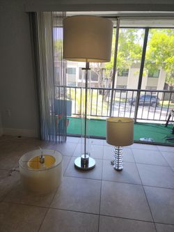 West Elm , Set of Lamps Good Condition
