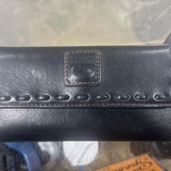 Dooney & Bourke Florentine Pebble Leather Checkbook Organizer