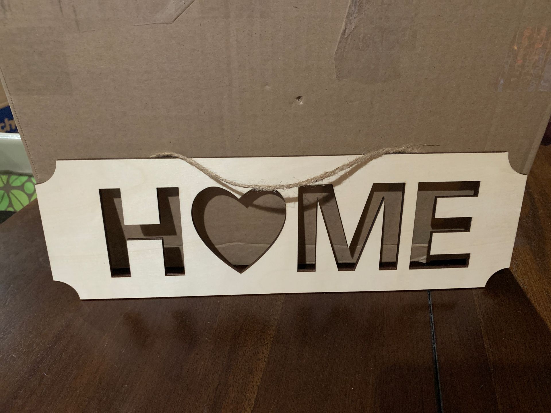 Home sign craft blank