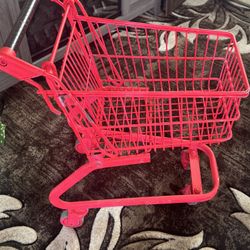 Kids Metal Shopping Cart
