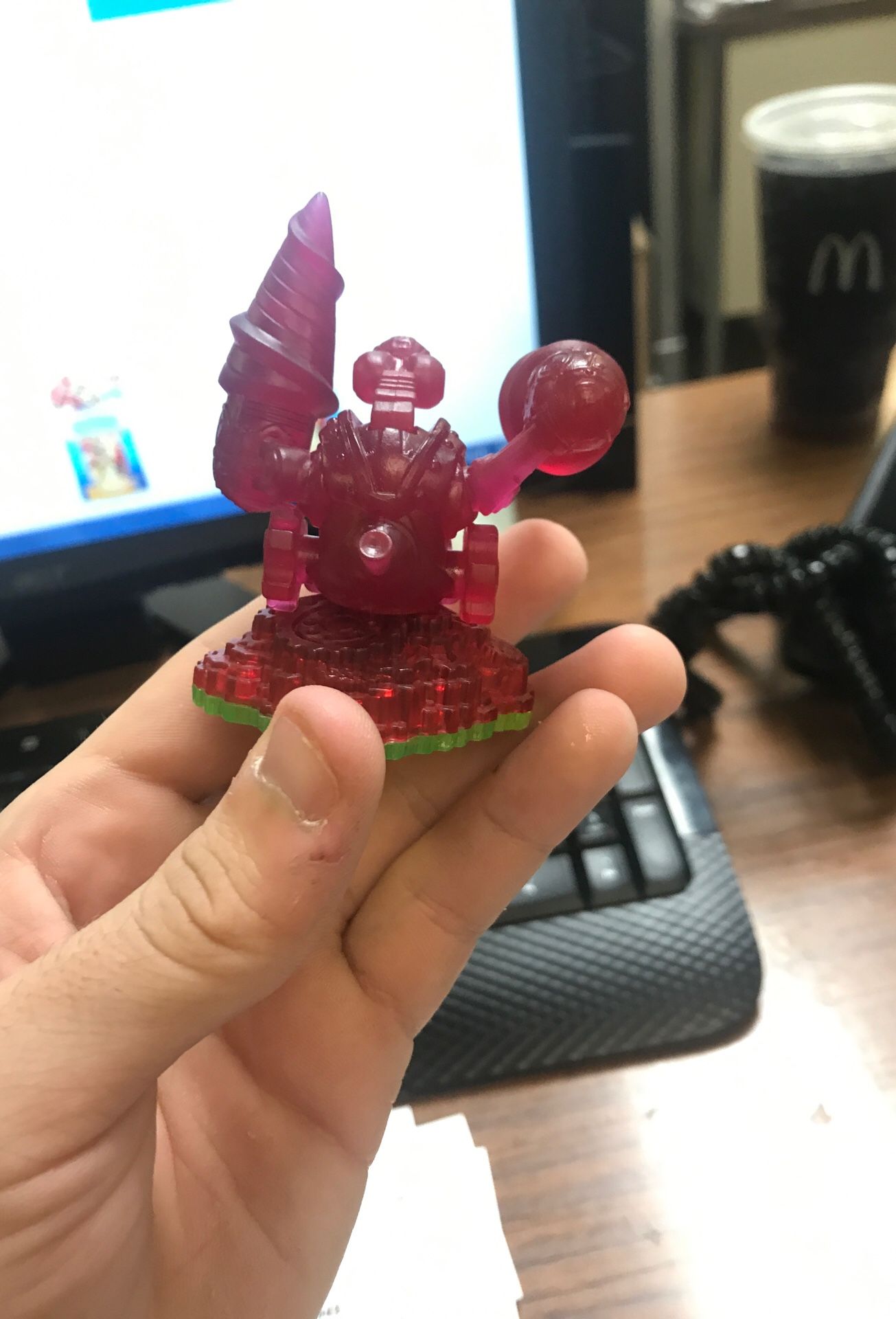 Red Drill Sergeant Skylander Character