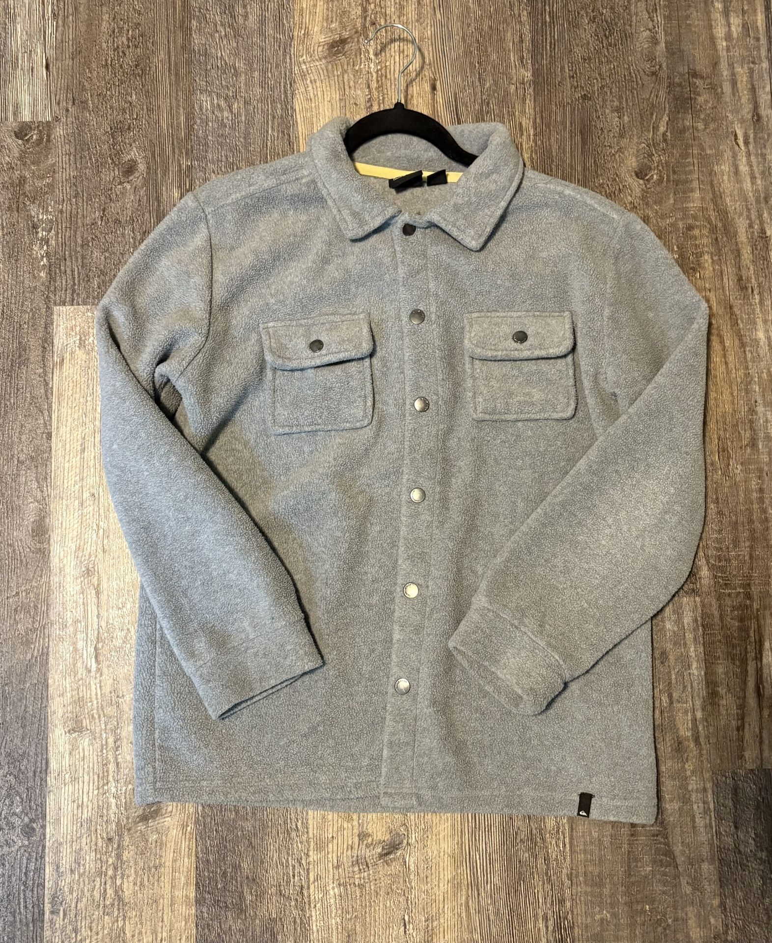 Quiksilver Youth Boy's Large (14/16) Fleece Shirt Jacket